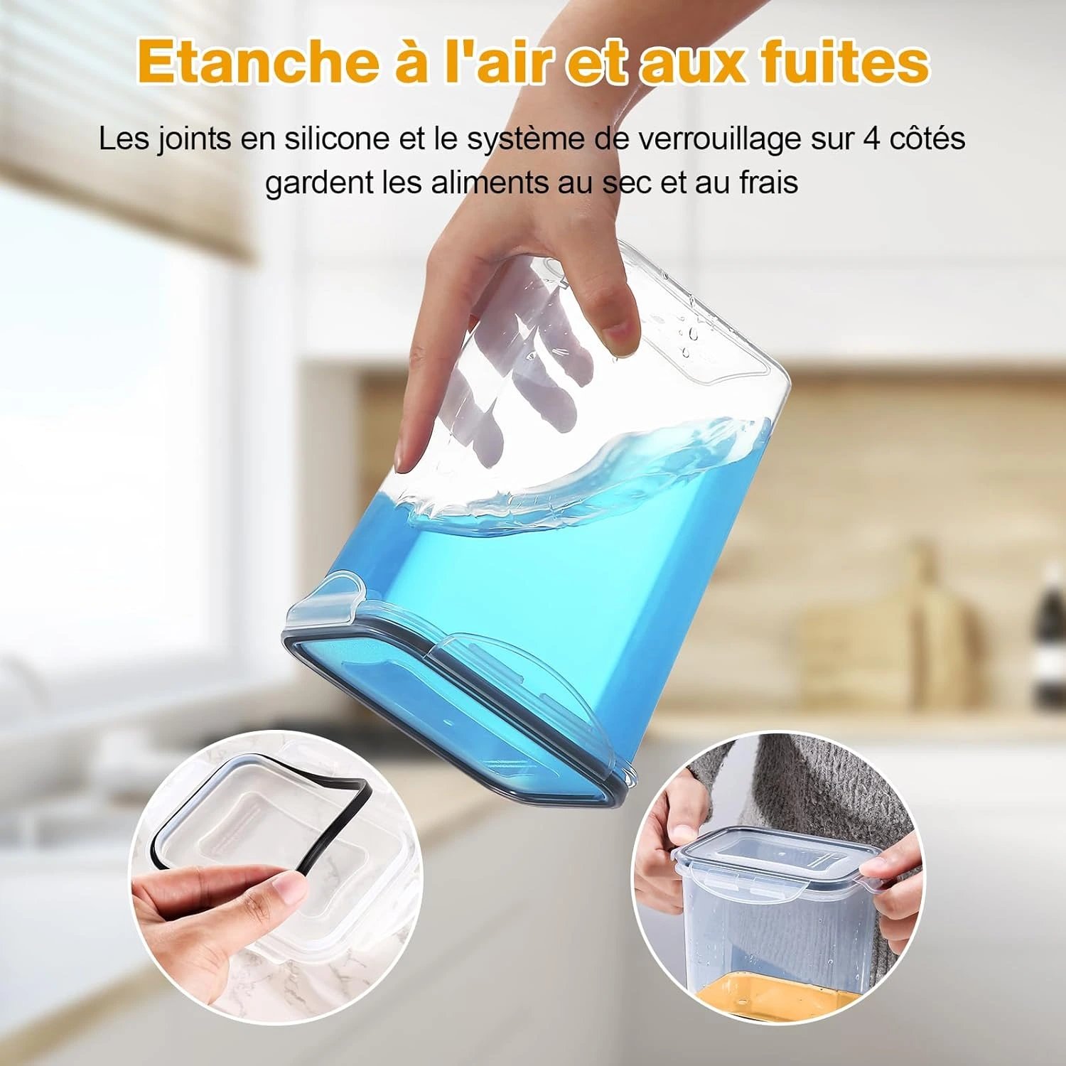 Blitz® - Ensemble de 24 Boîtes De Conservation Hermétiques Alimentaires Sans BPA Pour Un Rangement Idéal