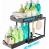 Organisateur Sous Évier 2 Niveaux Avec Tiroirs Coulissants – Rangement Cuisine & Salle De Bain Multifonction³