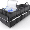 5en1 Organiseur Coffre  double couche Pliable Robuste Avec Poignées & Poches 69 L