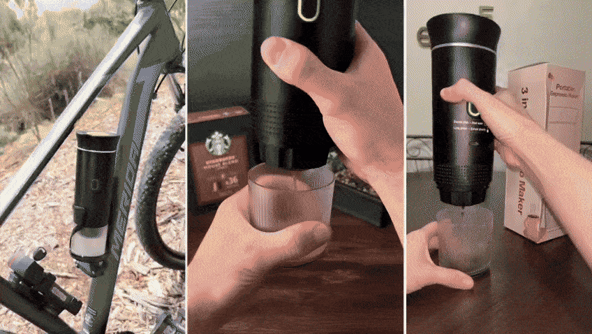 Blitz® - 3 En 1 Machine à Café Espresso Portable Et Rechargeable Avec Chauffage Intégré