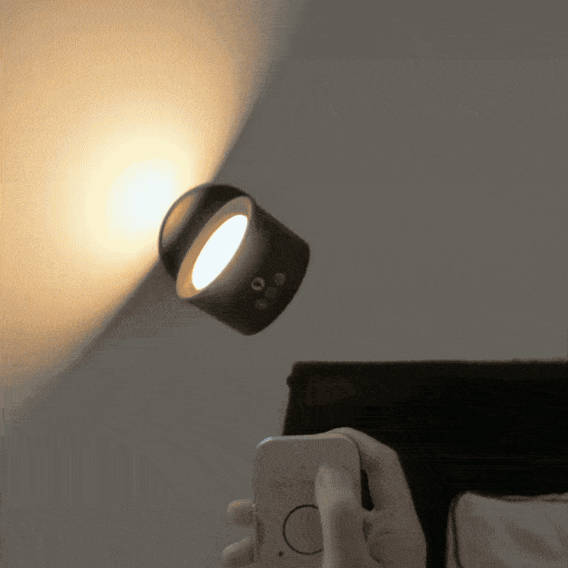 6en1 Applique LED Murale Sans Fil Rechargeable Avec Télécommande – Éclairage Tactile & Pivotant 360°