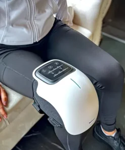 3 En 1 Masseur de Genoux Intelligent Sans Fil Chauffant Et Vibrant pour Douleurs Articulaires Avec 9 Modes De Massage