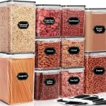 Blitz® - Boites de Rangement Hermétiques Multi Tailles Pour Maison et Cuisine Organisation Parfaite