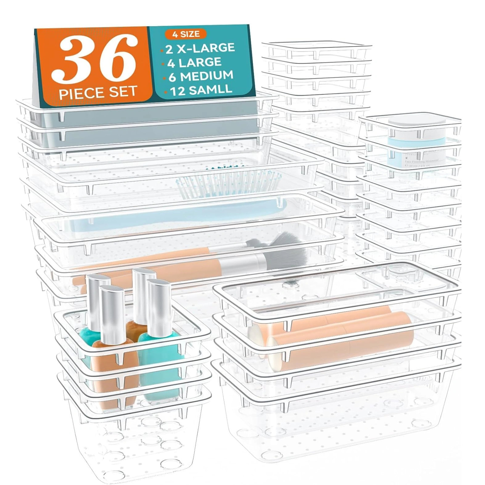 Blitz® - Boites de Rangement Hermétiques Multi Tailles Pour Maison et Cuisine Organisation Parfaite
