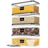 Set de 4 Boîtes de Conservation Longues de Haute Qualité Alimentaire Hermétiques Pour Cuisine