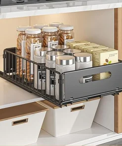 4en1 Organisateur de Placard Coulissant pliable INOX BNBR-4