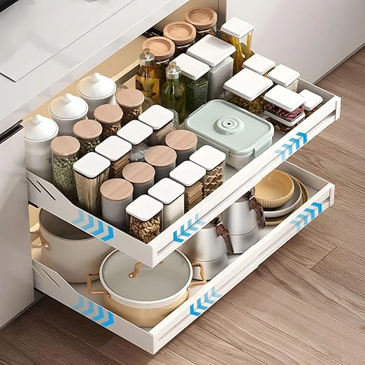 BNBR-5 – 4en1 Organisateur de Placard Coulissant Pliable acier inoxydable grande Capacité