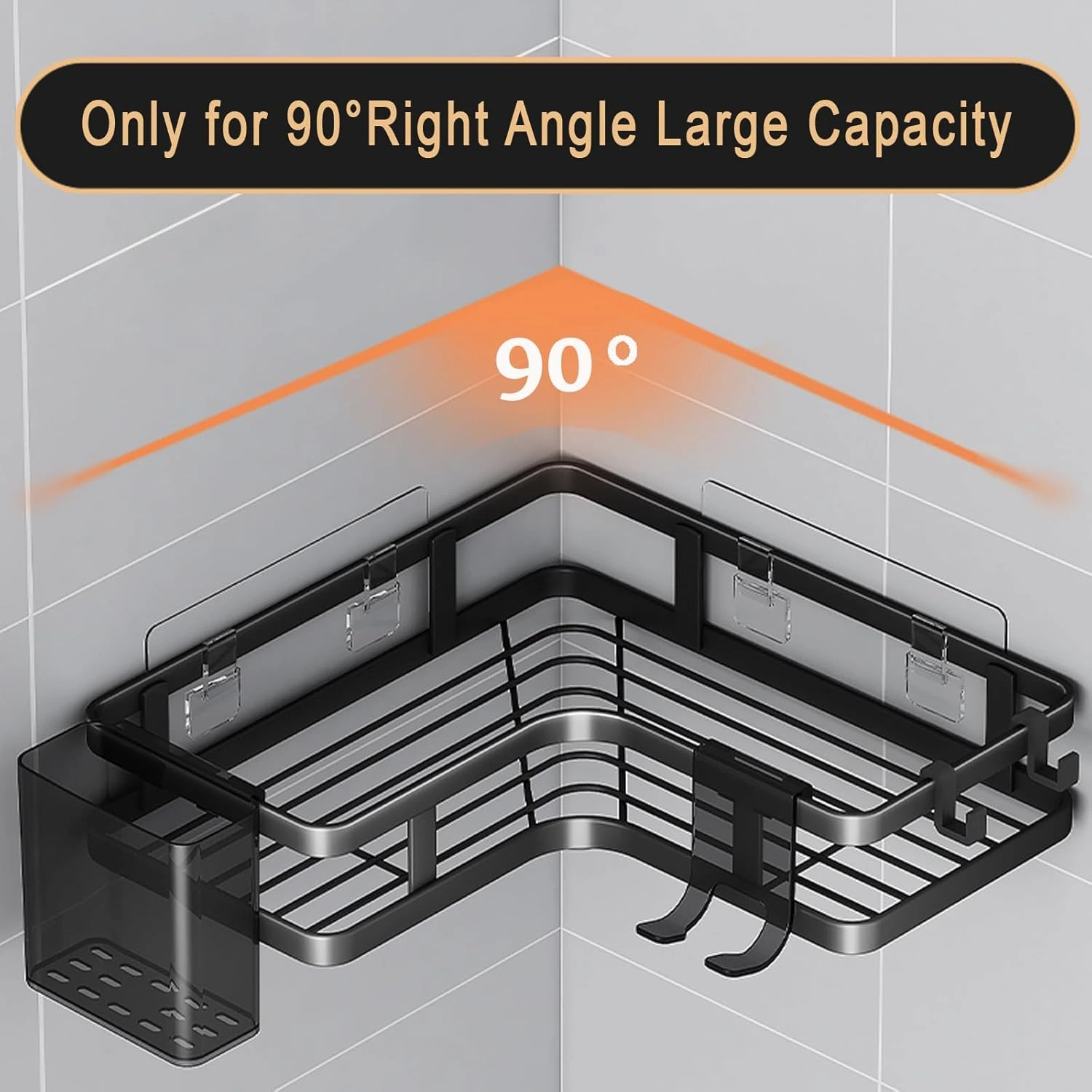 9en1 Set de 2 Étagères douche d’angle sans perçage INOX rangement salle de bain BNBR-9 9en1 Set de 2 Étagères douche d’angle sans perçage INOX rangement salle de bain BNBR-9