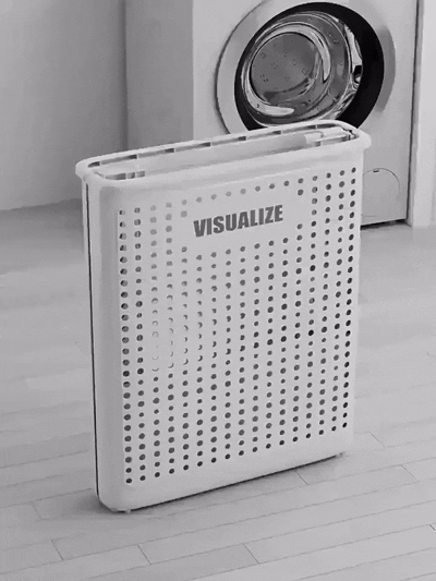 4en1 Panier à linge pliable grande capacité avec roulettes