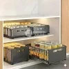 BNBR(4_5_6) - Organisateurs de Placard Coulissants Pliable en INOX
