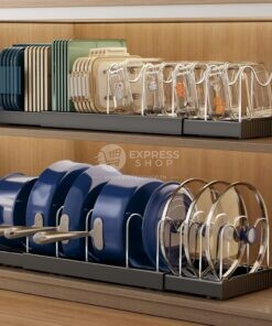 BNBR-12- 4en1 Pack Organisateur Coulissante acier inxoydable séparateurs réglables