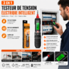 3en1 Testeur De Tension Électrique Intelligent Multifonction Avec Écran LCD