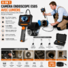 6en1 Caméra Endoscope ES05 avec Lumière, boroscope portable avec écran IPS de 4,3 pouces
