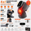 4en1 Masseur Intelligent Sans Fil  – Chauffant & Vibrant pour Soulager les Douleurs Articulaires