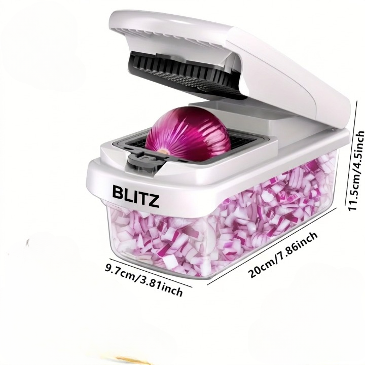 Blitz® - 15en1 Coupe-légumes et trancheuse multifonction avec lames INOX