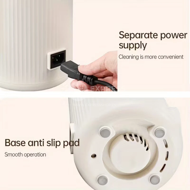 Blitz® - 8en1 Bouilloire Multifonction Jus et machine à Lait 1.2 L en Acier Inoxydable avec Interface Tactile