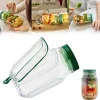 3en1 Lunch box fraîcheur pour repas sains et salades croustillantes