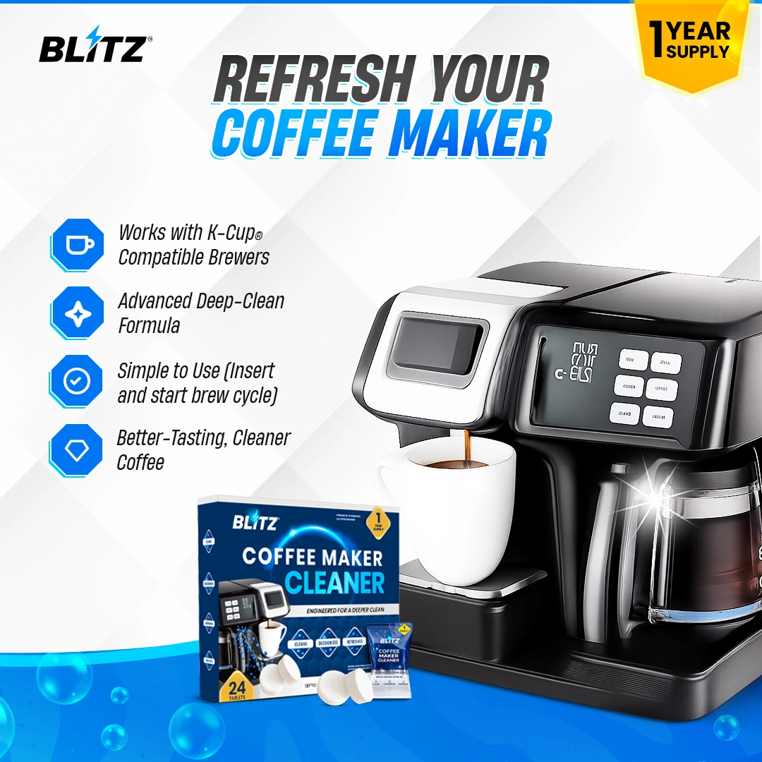 BLITZ - Tablettes nettoyantes pour Pour cafetière