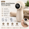 4en1 Rasoir Anti-Peluches Rechargeable Haute Performance - 3 Vitesses & Écran LCD, Protection des Tissus
