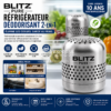 Blitz® -  2en1 Désodorisant Réfrigérateur Longue Durée – Éliminateur d’Odeurs Puissant Multi-Usages