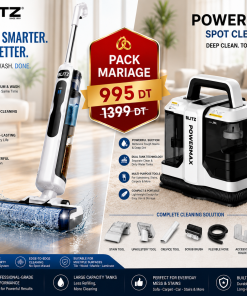 Blitz® Pack Mariage Aspirateur Laveur Sans Fil + Aspirateur  Nettoyeur de Taches PowerMax