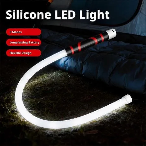 2en1 Lampe de travail LED Flexible Rechargeable pour Inspection Automobile et Mécanicien
