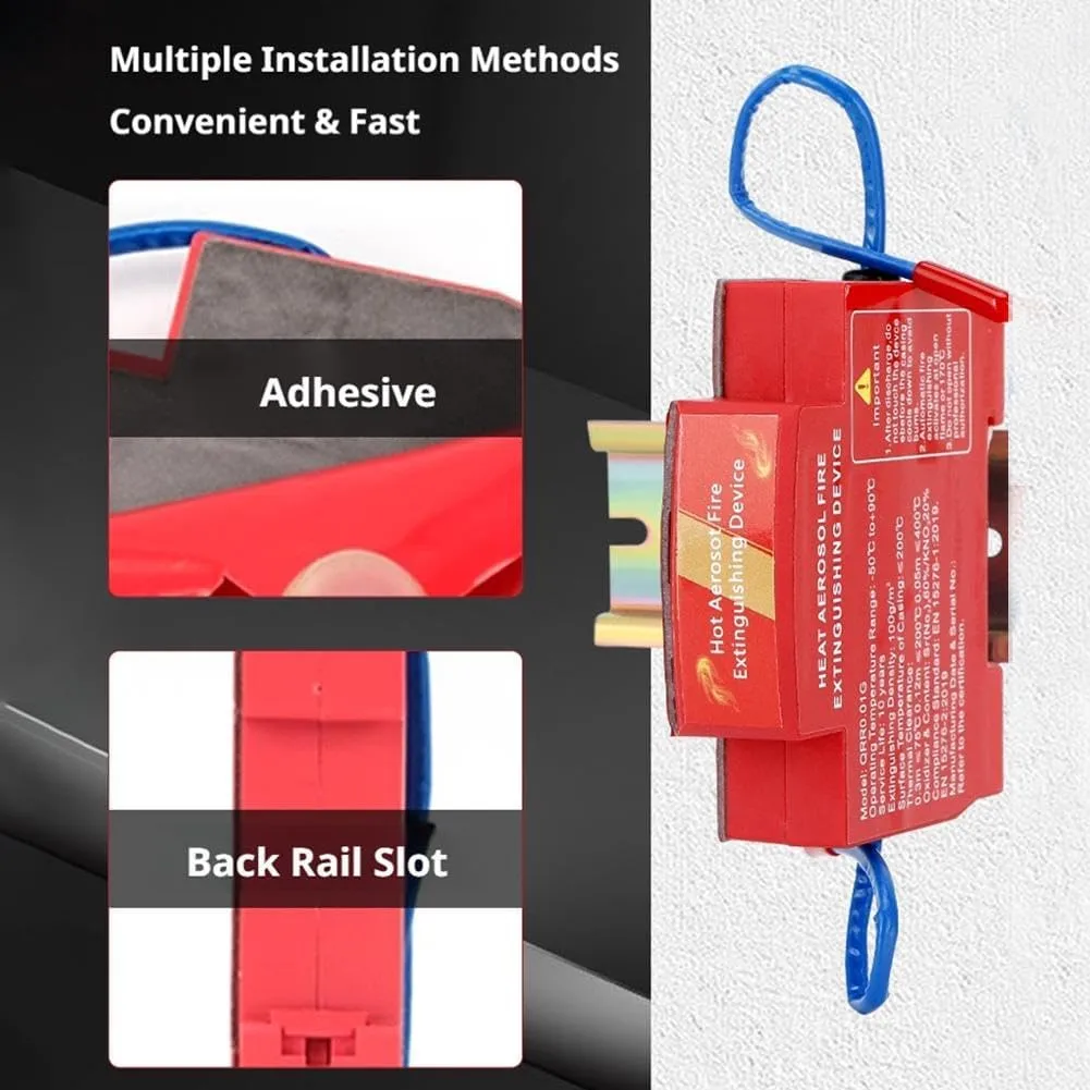 Dispositif Automatique Anti Incendie pour Tableau Électrique Armoire et Équipement Industriel