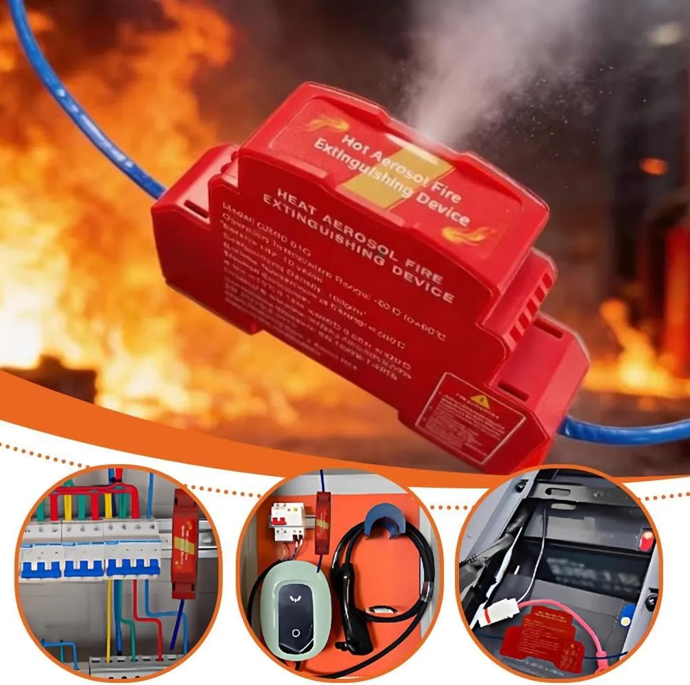 Dispositif Automatique Anti Incendie pour Tableau Électrique Armoire et Équipement Industriel